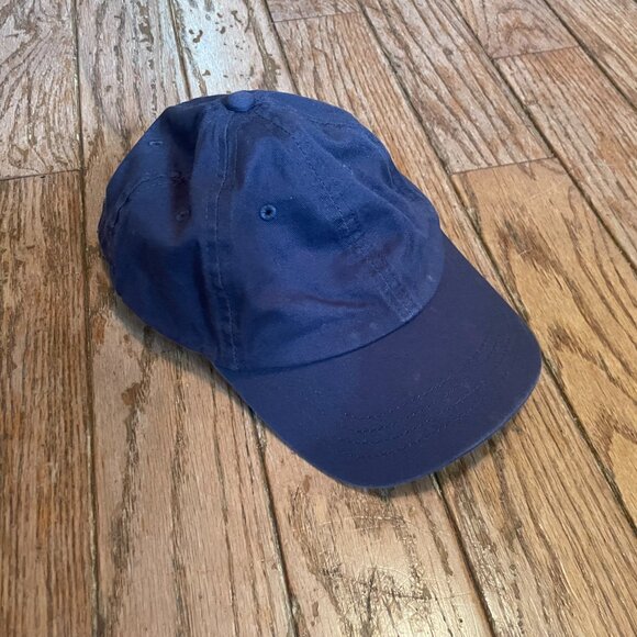 Unisex Lands' End 100% Cotton Adjustable Baseball Cap - Picture 1 of 2